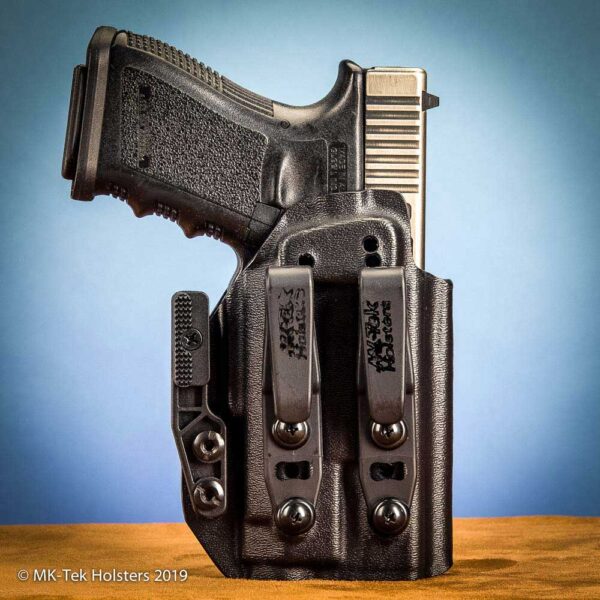 Glock 19 with Enforce APLc light IWB Holster