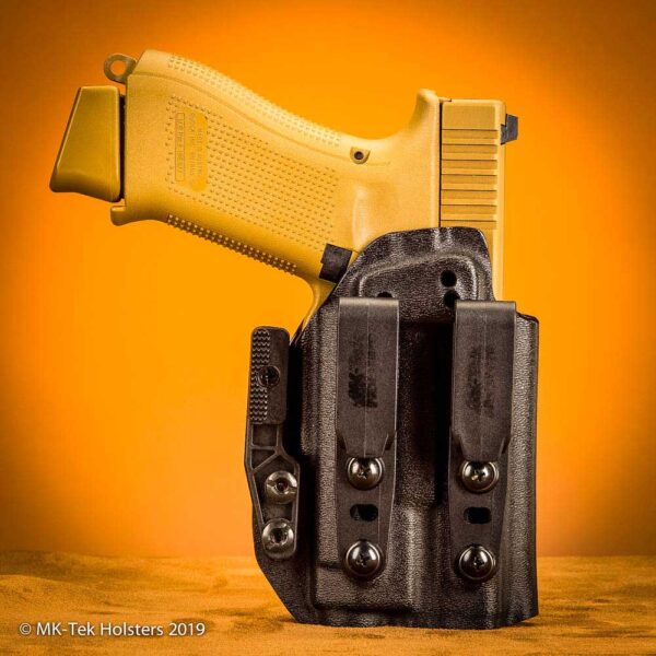 Glock 19 with Enforce APLc light IWB Holster