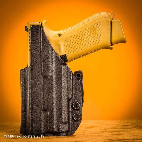 Glock 19 with Enforce APLc light IWB Holster